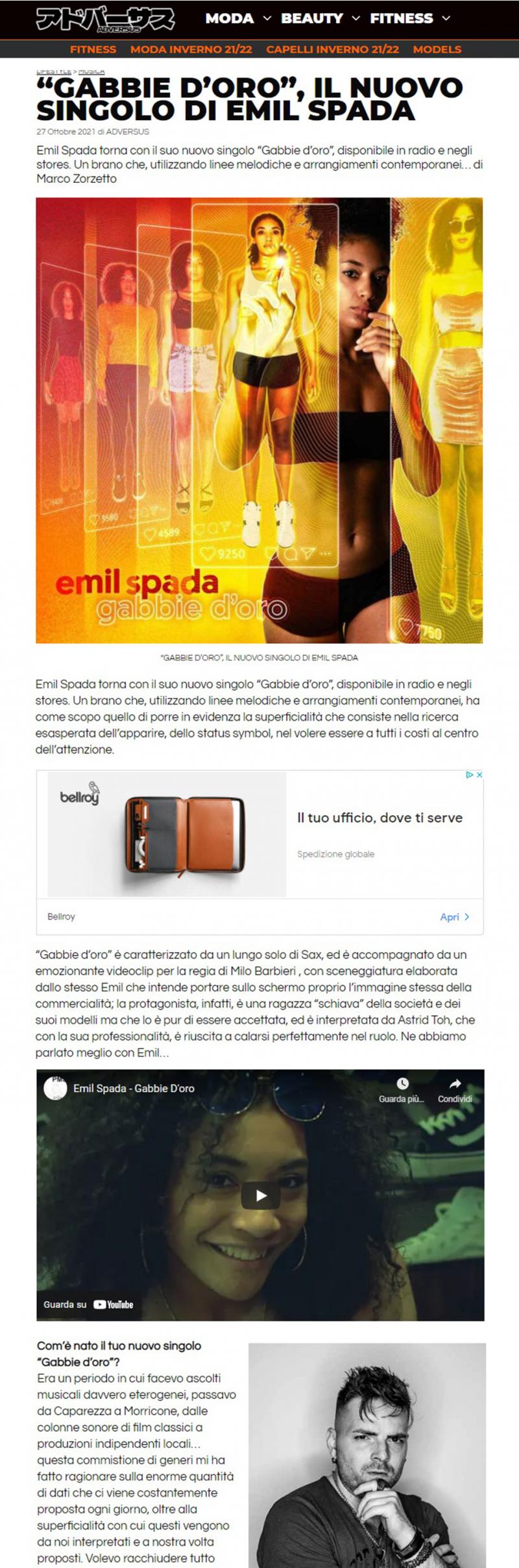 Emil Spada su Adversus