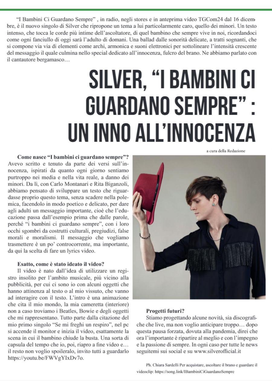 Silver su LF Magazine (Febbraio 2023)