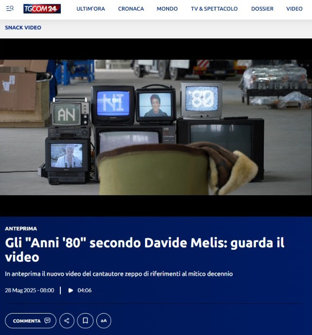Davide Melis su TGCom24  (28-05-2025)