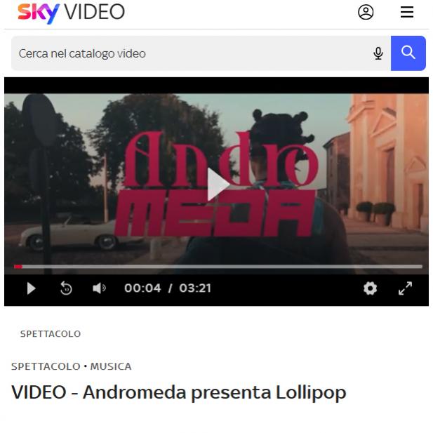 andromeda in anteprima su sky Video (6-6-2025)